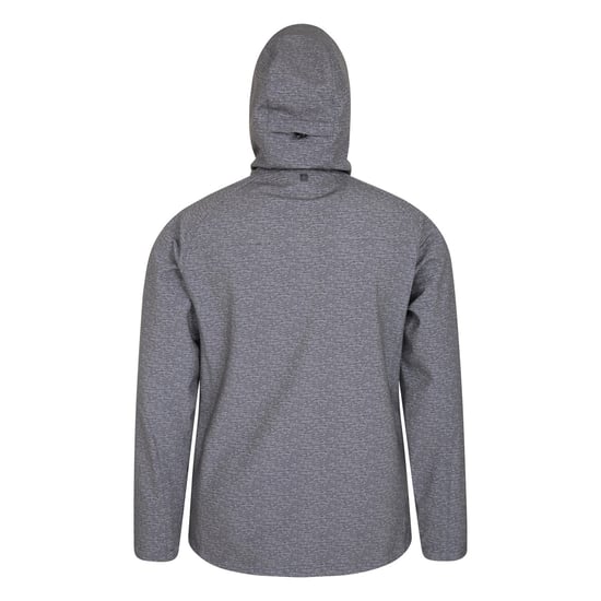 Mountain Warehouse Heren Exodus bedrukte waterdichte Soft Shell jas (Grijs) - Image 2