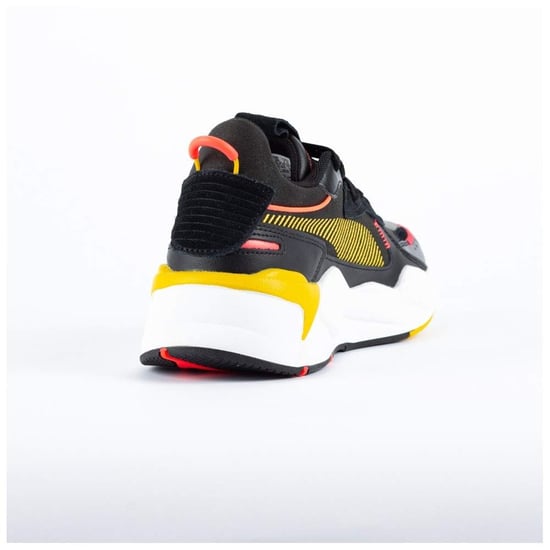 Puma RS-X Proto Black Sulphur Low Lace Up Womens Running Trainers 369912 03 - Image 3