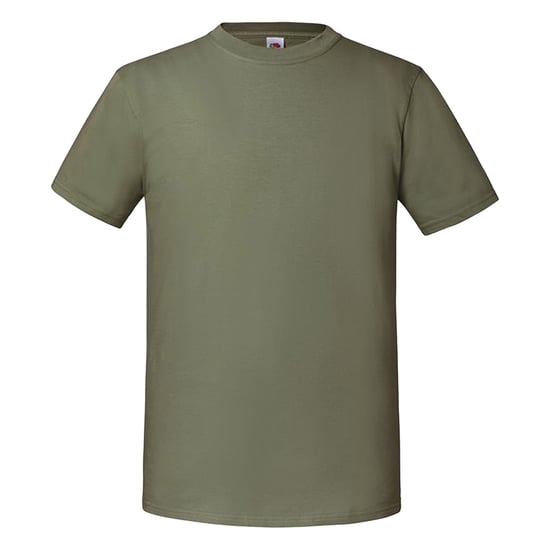 Fruit Of The Loom Mens Ringgesponnen Premium Tshirt (Klassieke Olijf) - Image 1