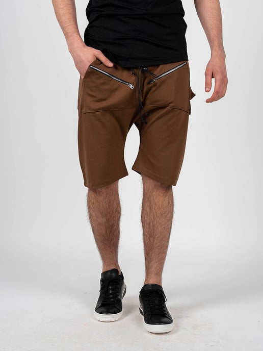 La Haine Inside Us Shorts Estinti Unisex Men's Brown - Image 3