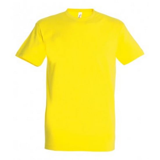 SOLS Heren Keizerlijke Zwaargewicht T-Shirt met korte mouwen (Citroen) - Image 1