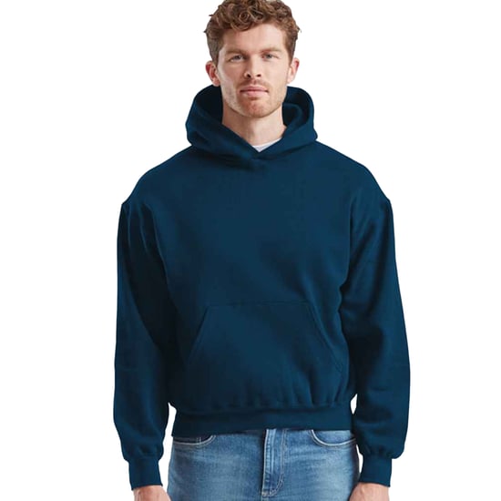 Fruit of the Loom heren superkatoenen katoenen hoodie (Blauw in de bergen) - Image 1