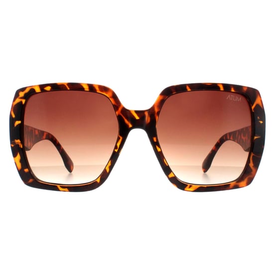 Atum Square Womens Shiny Havana Brown Gradient Zouk