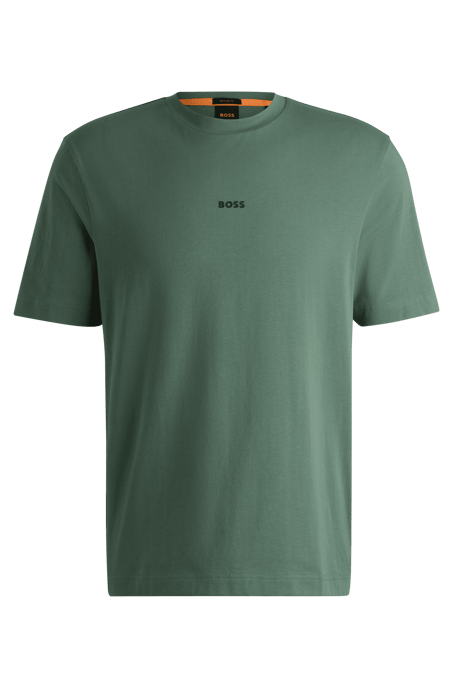 Men's Hugo Boss Logo Print T-Shirt in Green