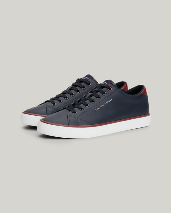 Tommy Hilfiger TH Essential Core Heren Vulkaniserende Leren Sneakers - Image 1