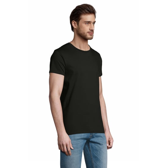 SOLS Heren Pioneer Biologisch Katoenen T-Shirt (Diep zwart) - Image 3