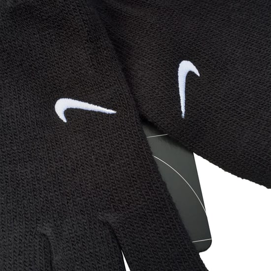 Nike Kinder/Kids 2.0 Gebreide Swoosh Handschoenen (Zwart) - Image 4