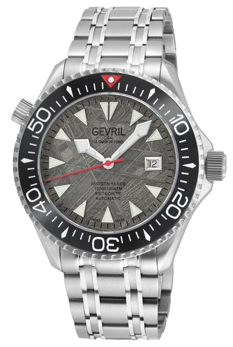 Gevril Men's Hudson Yards Swiss Automatic Grey Watch - Image 1