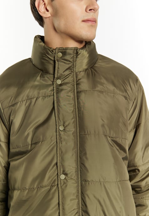 Mo Light quilted jacket Men Military olive - Image 5