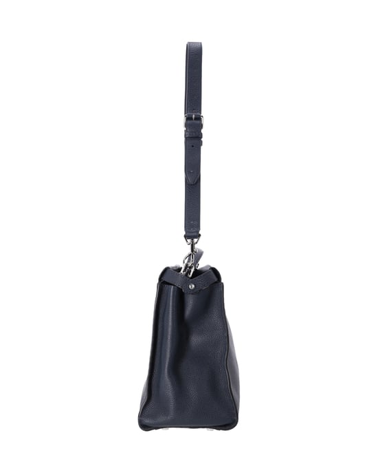 Fendi Large Peekaboo in Navy Blue leather - Image 3