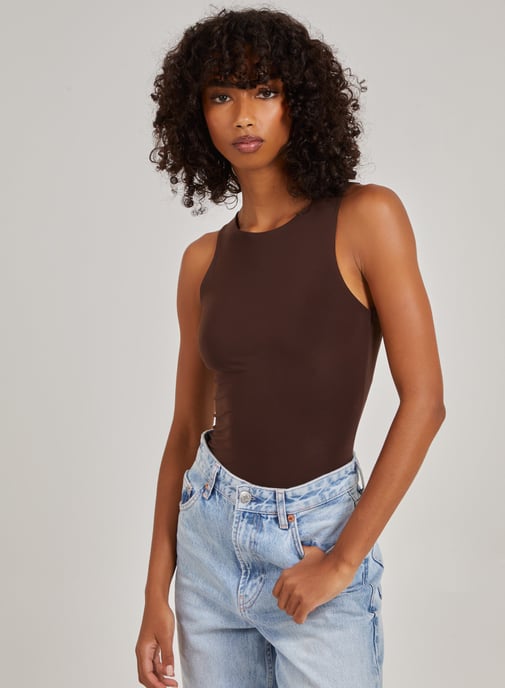 Sleeveless Slinky Bodysuit