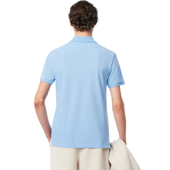 Lacoste Mens Slim Fit Short Sleeve Polo Shirt In Blue