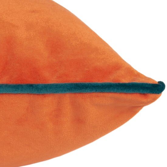 Paoletti Meridian Piped Velvet Cushion Cover - Image 3
