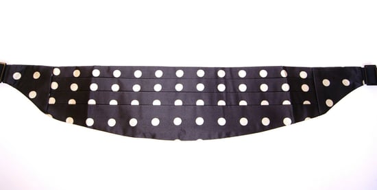 Dolce & Gabbana Men's Black Waist Smoking Tuxedo Cummerbund Belt