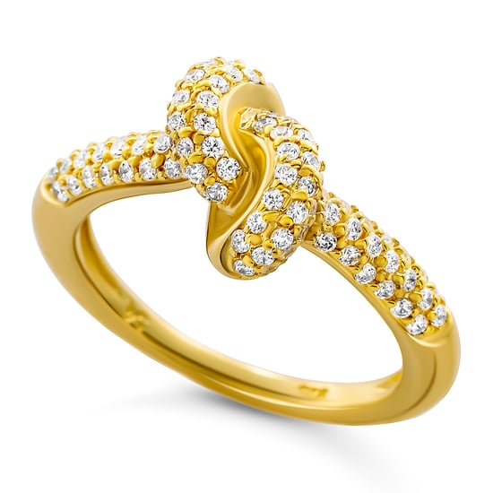 Orphelia 'Palma' Dames 925 Sterling Zilveren Ring - Goud ZR-7569/G - Image 2
