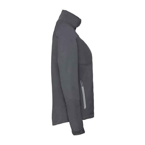 Russell Womens/Ladies Bionic Soft Shell Jacket (Iron) - Image 3
