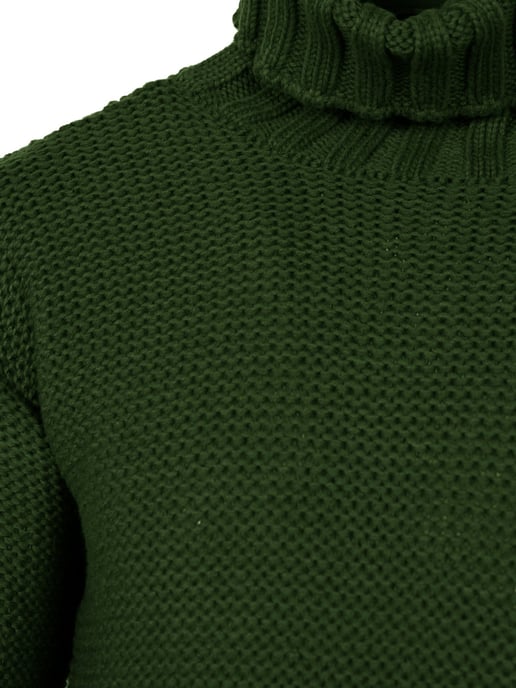 La Haine Inside Us Pullover Turtleneck Men's Green
