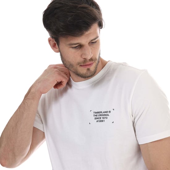 Men's Timberland YC Back Box T-Shirt in White
