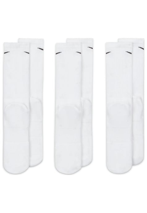 Nike Everyday Cushion Crew Training Socks 3 Pairs in White - Image 3