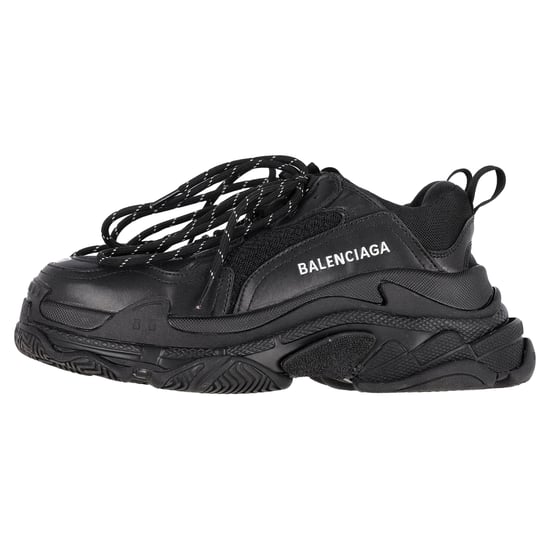 Balenciaga Track Sneakers in Black Polyurethane - Image 2