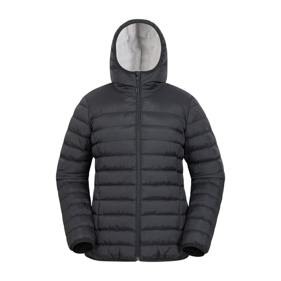 Mountain Warehouse Womens/Ladies Faux Fur Lined Padded Jacket (Black) - Image 1