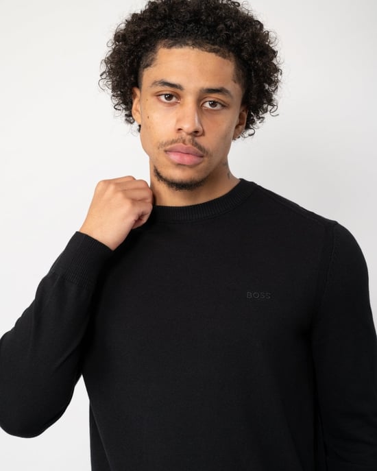 BOSS Orange Asac C Mens Crew Neck Jumper - Image 2