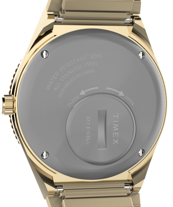 Timex Q Diver Inspiratie Dames Gouden Horloge TW2V92500 - Image 3