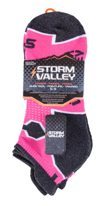 3 Pack Ladies Short Ankle Running Sports Socks with Arch Support - Image 2