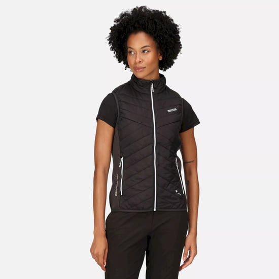 Regatta Womens/Ladies Halton V Softshell Body Warmer (Black/Ash)