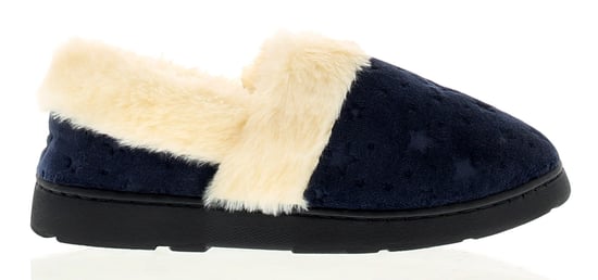 Strollers Womens Full Slippers Faux Fur Lining Galaxy Slip On blue