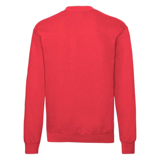 Fruit of the Loom Mens Classic 80/20 Set-in Sweatshirt (Red) - Image 2