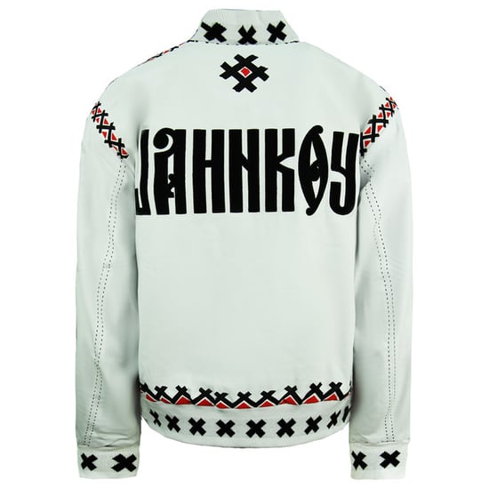 Puma x Jahnkoy Reversible Bomber Jacket Graphic Black Mens 596679 01