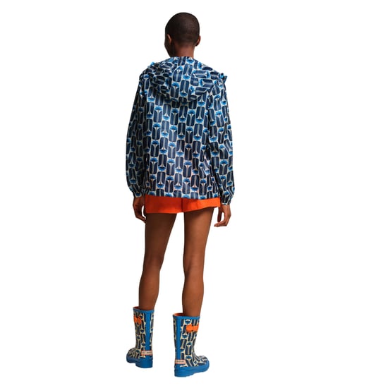 Regatta Womens/Ladies Orla Kiely Tall Flowers Packaway Summer Jacket (Navy)