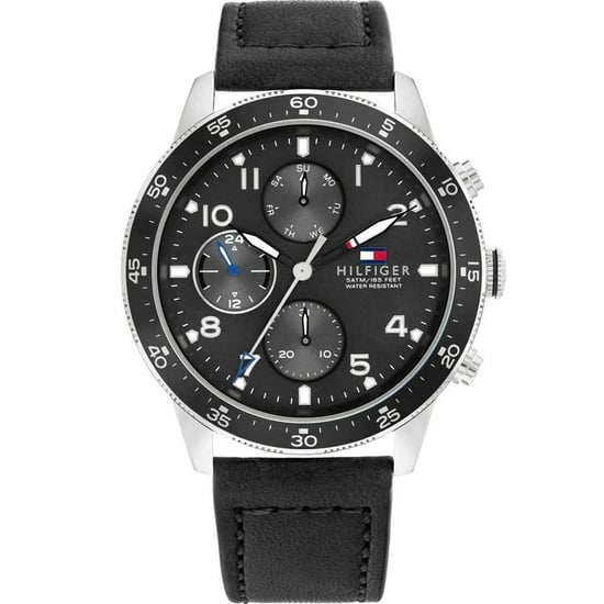 Tommy Hilfiger Jimmy Heren Zwarte Horloge 1791947 - Image 1