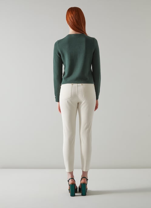 LK Bennett Monty Cardigans, Dark Green