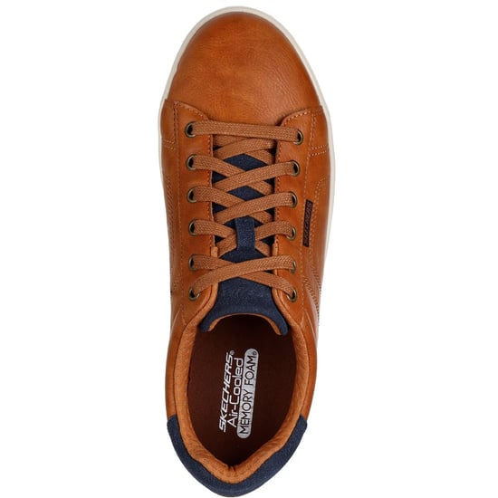 Skechers Cavell Hensley Polyurethane Men's Luggage Trainers - Image 3