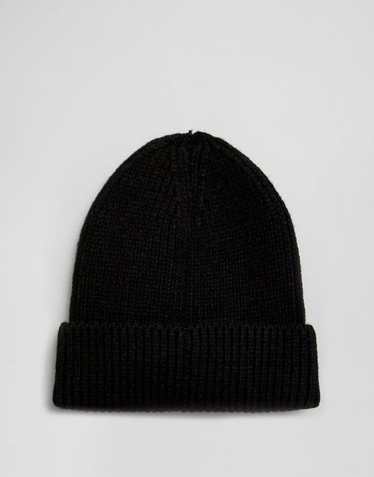 The North Face Mens Tnf Logo Box Cuffed Beanie In Black