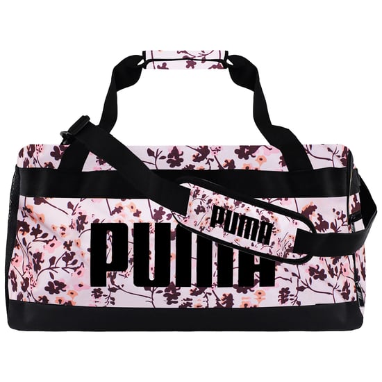 Puma Challenger Womens Pink Floral Duffel Bag - Image 2