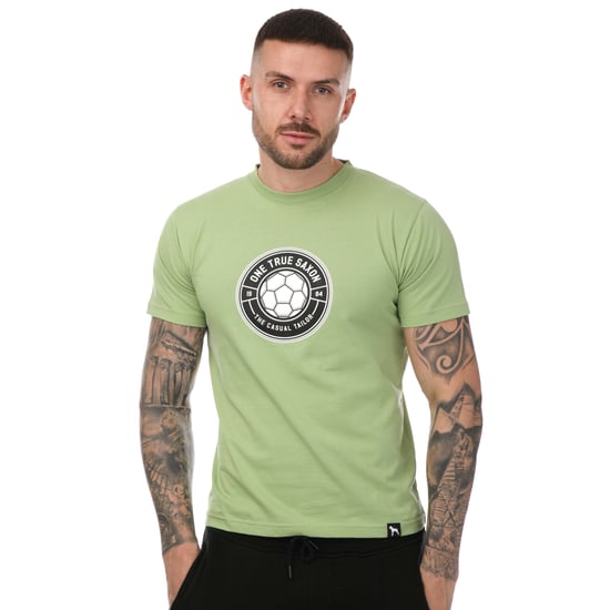 Men's One True Saxon Baller T-Shirt in Green - Image 1
