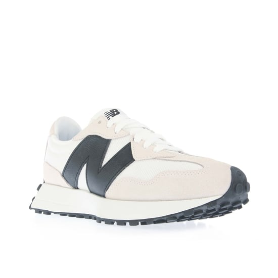 Men's New Balance 327 Trainers in White Black - Image 2