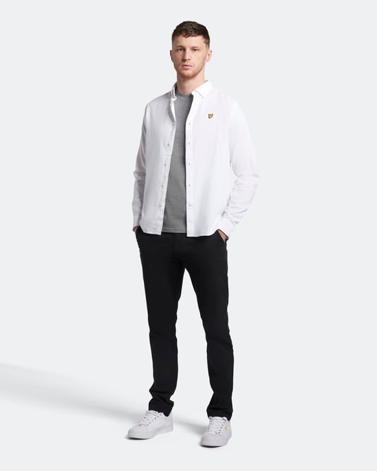 Lyle & Scott effen T-shirt in grijs - Image 2
