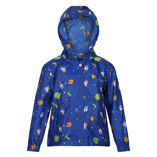 Regatta Barn/Kids Peppa Pig Cosmic Packaway Regnrock (Surf Spray) - Image 1