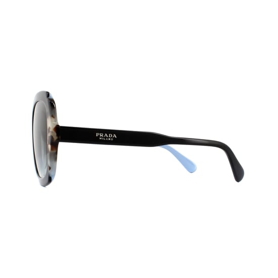 Prada Sunglasses PR 16US KHR0A7 Black Azure Spotted Brown Grey Gradient
