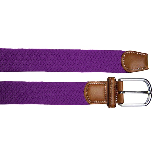 Asquith & Fox Heren Geweven Braid Rekbare Riem (Paars) - Image 2
