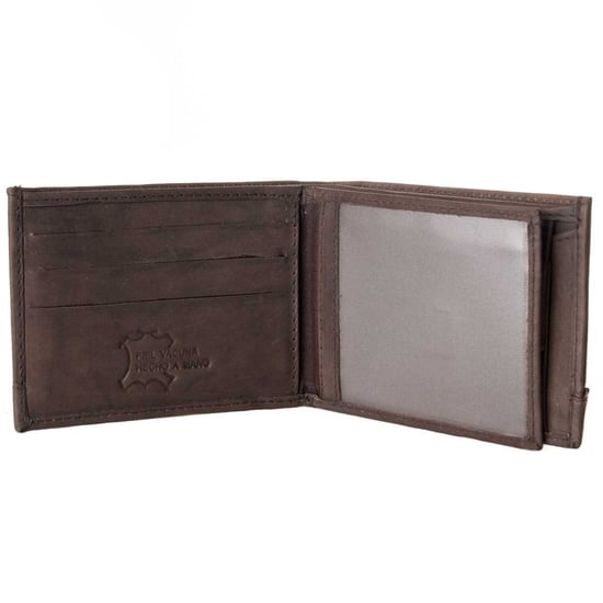 Leather wallet Montevita in Grey