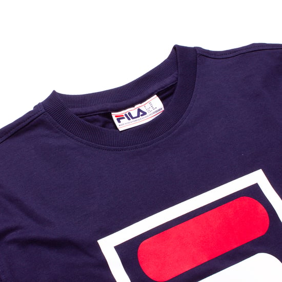 Fila Peacoat Jack Stacked Logo T-Shirt - Image 2