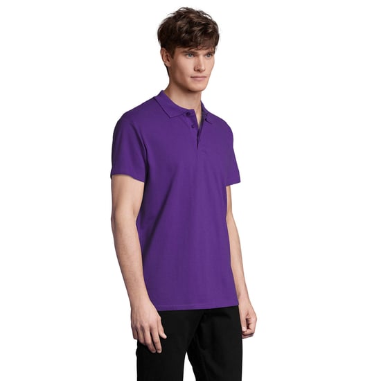 SOLS Heren Lente II Poloshirt (Donkerpaars) - Image 3