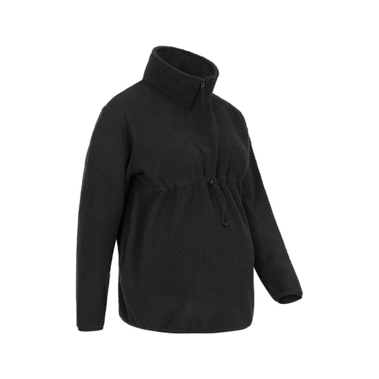 Mountain Warehouse Cosy Sherpa Half Zip Maternity Fleece Top för dam/dam (Svart) - Image 5