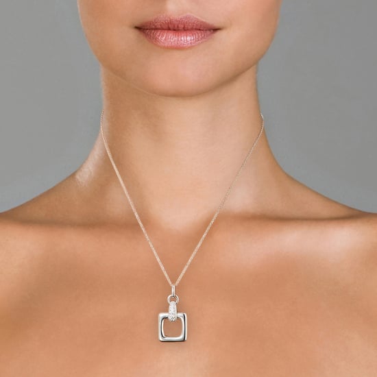 Orphelia Dames 925 Sterling Zilveren Ketting met Hanger - Zilver ZH-4492 - Image 5