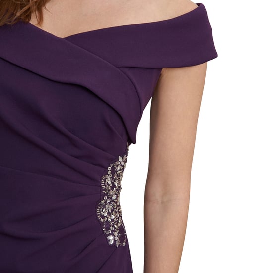 Suzanne Portrait Collar Long Dress